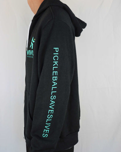 Pickleball Saves Lives Full-Zip Hoodie