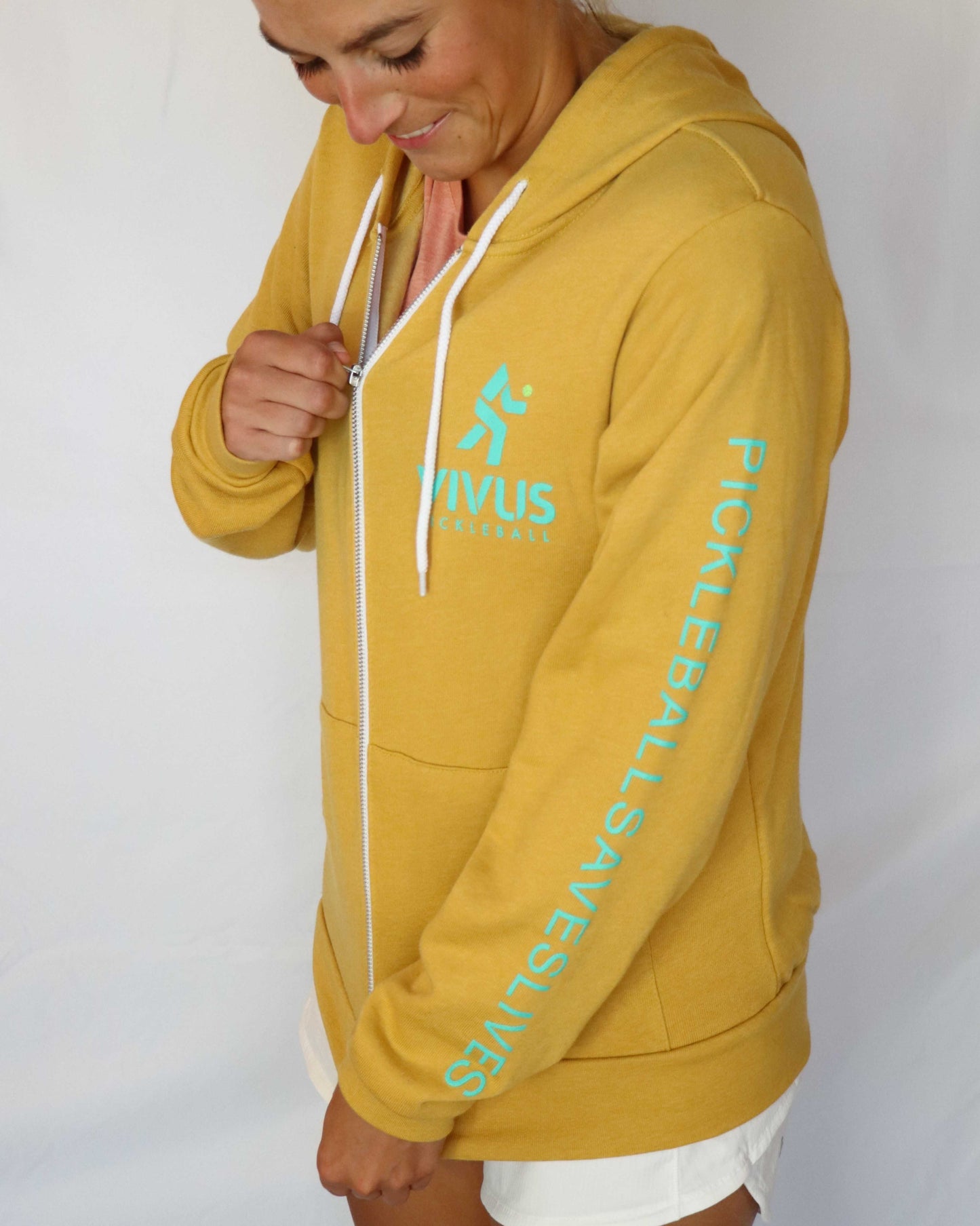 Pickleball Saves Lives Full-Zip Hoodie